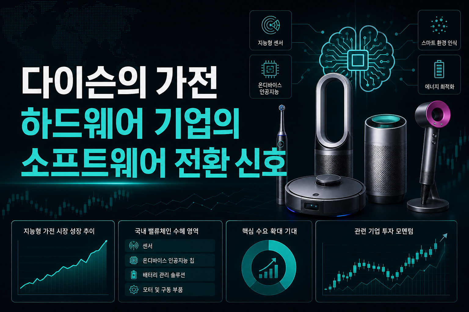 다이슨의 AI 가전, 하드웨어 기업의 소프트웨어 전환 신호