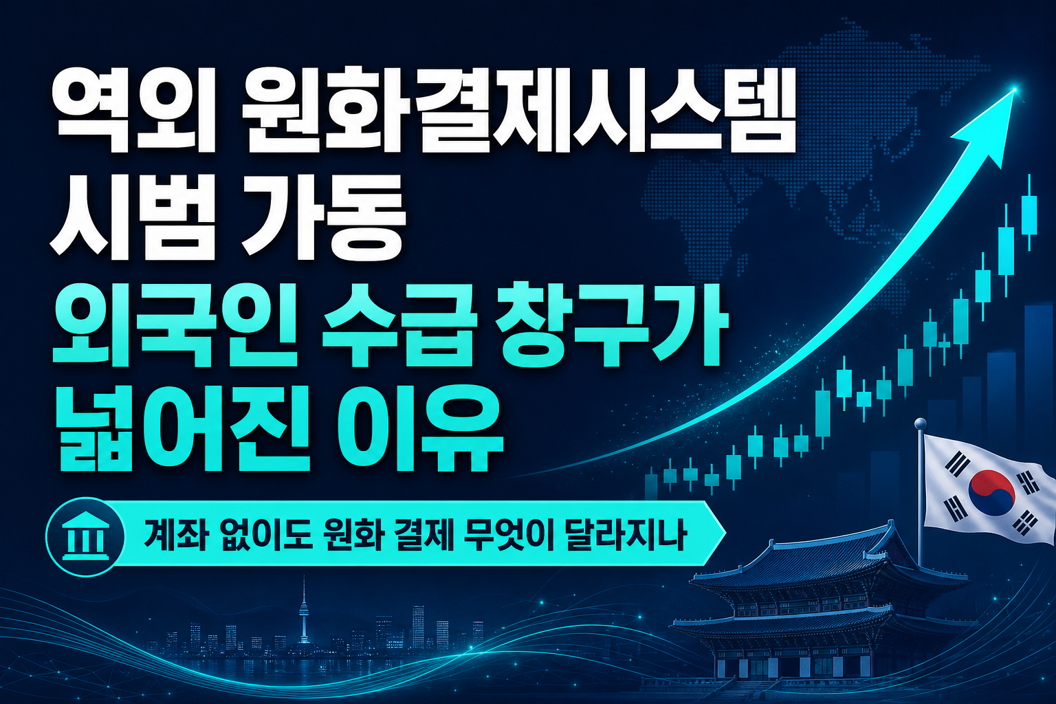 역외 원화결제시스템 시범 가동, 외국인 수급 창구가 넓어진 이유