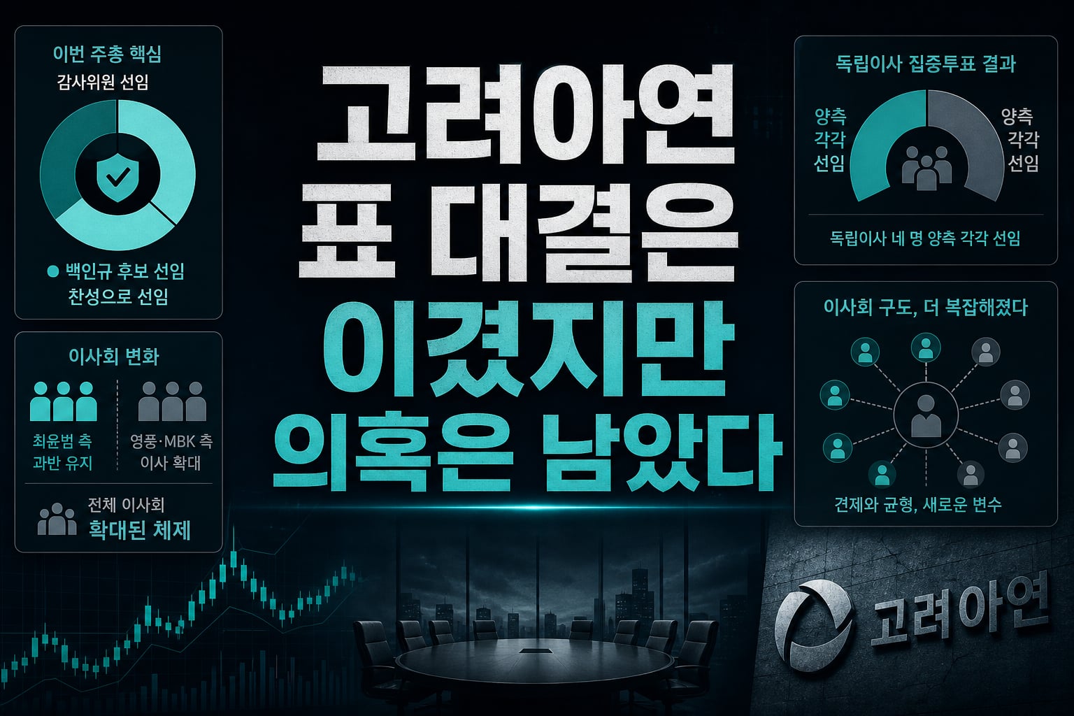 고려아연, 표 대결은 이겼지만 의혹은 남았다