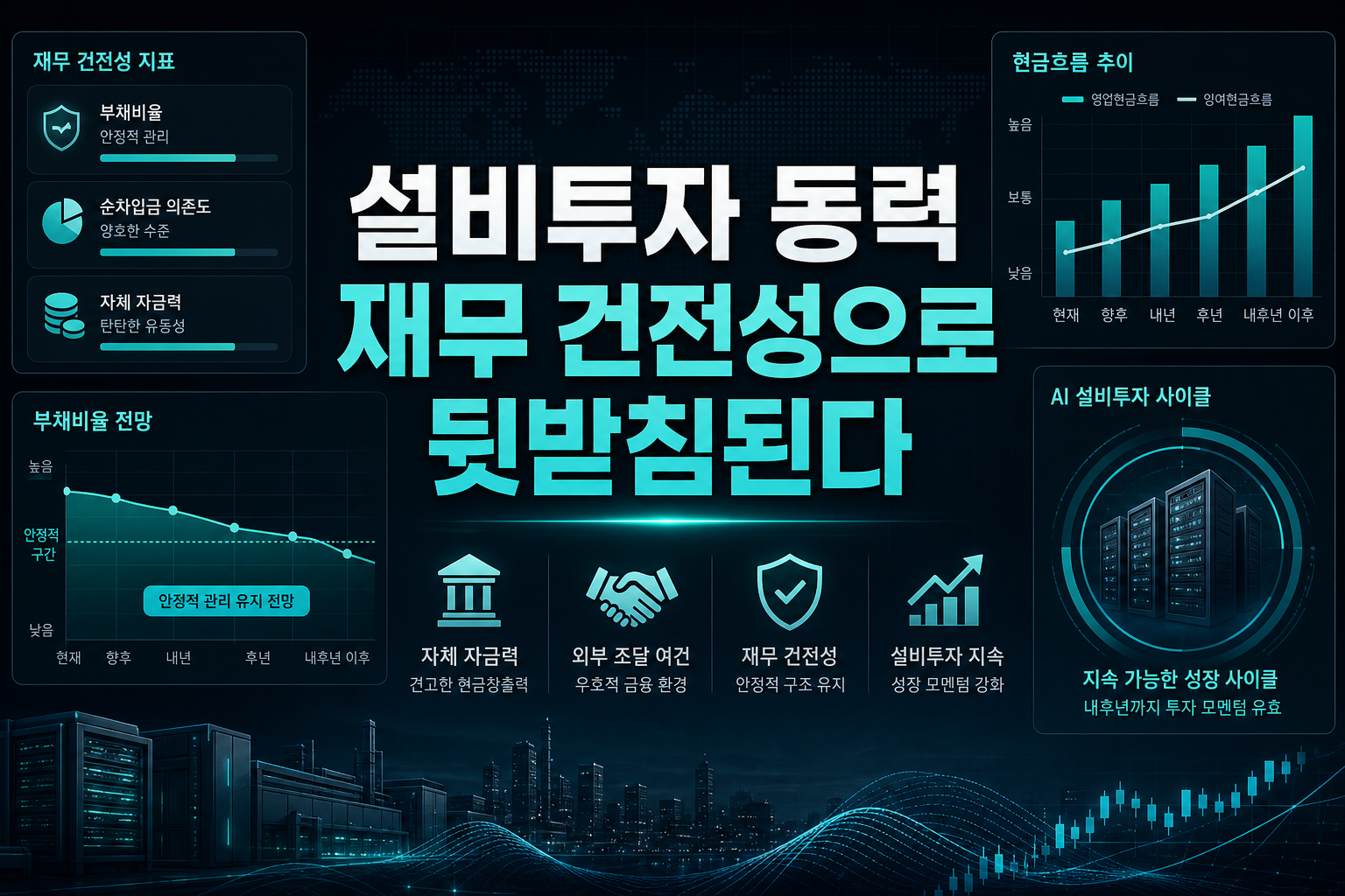 AI 설비투자 동력, 재무 건전성으로 뒷받침된다