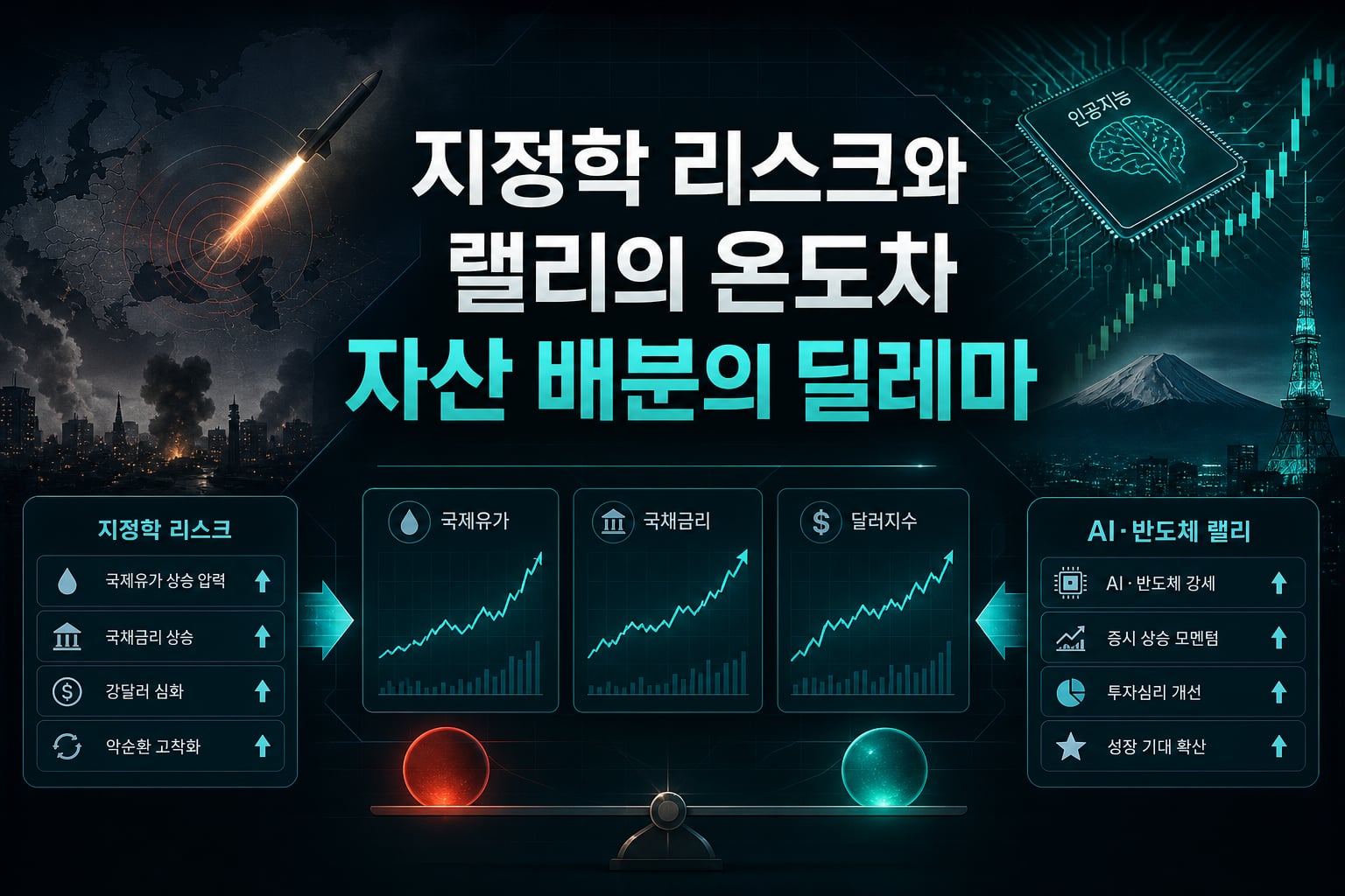 지정학 리스크와 AI 랠리의 온도차, 자산 배분의 딜레마