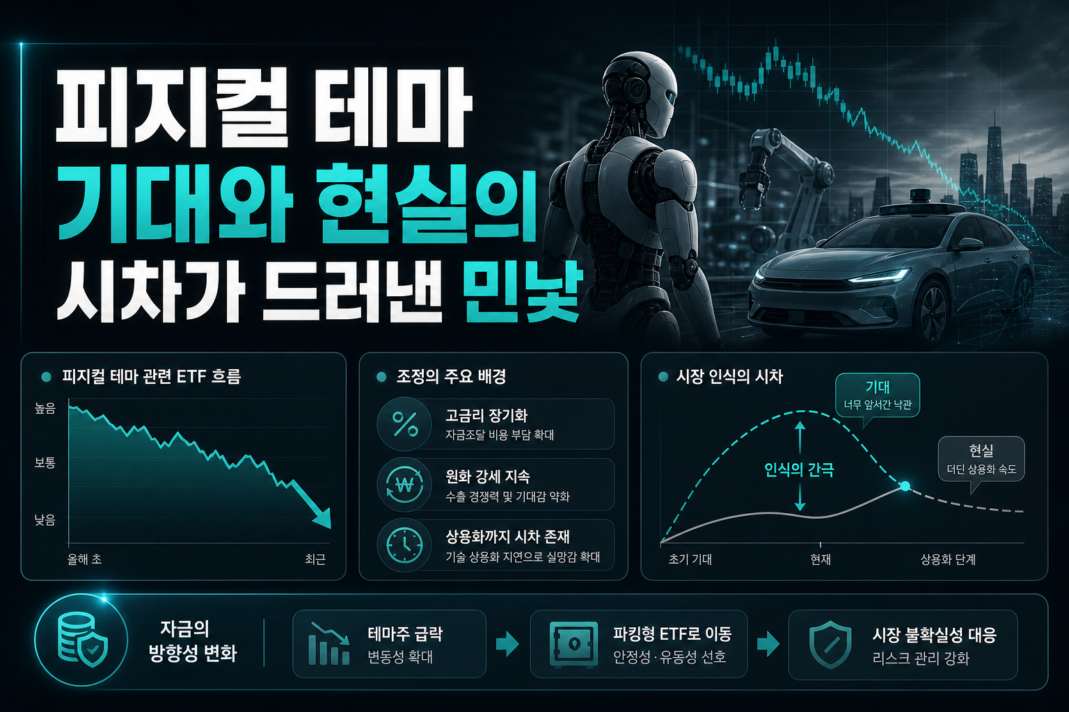 피지컬 AI 테마, 기대와 현실의 시차가 드러낸 민낯