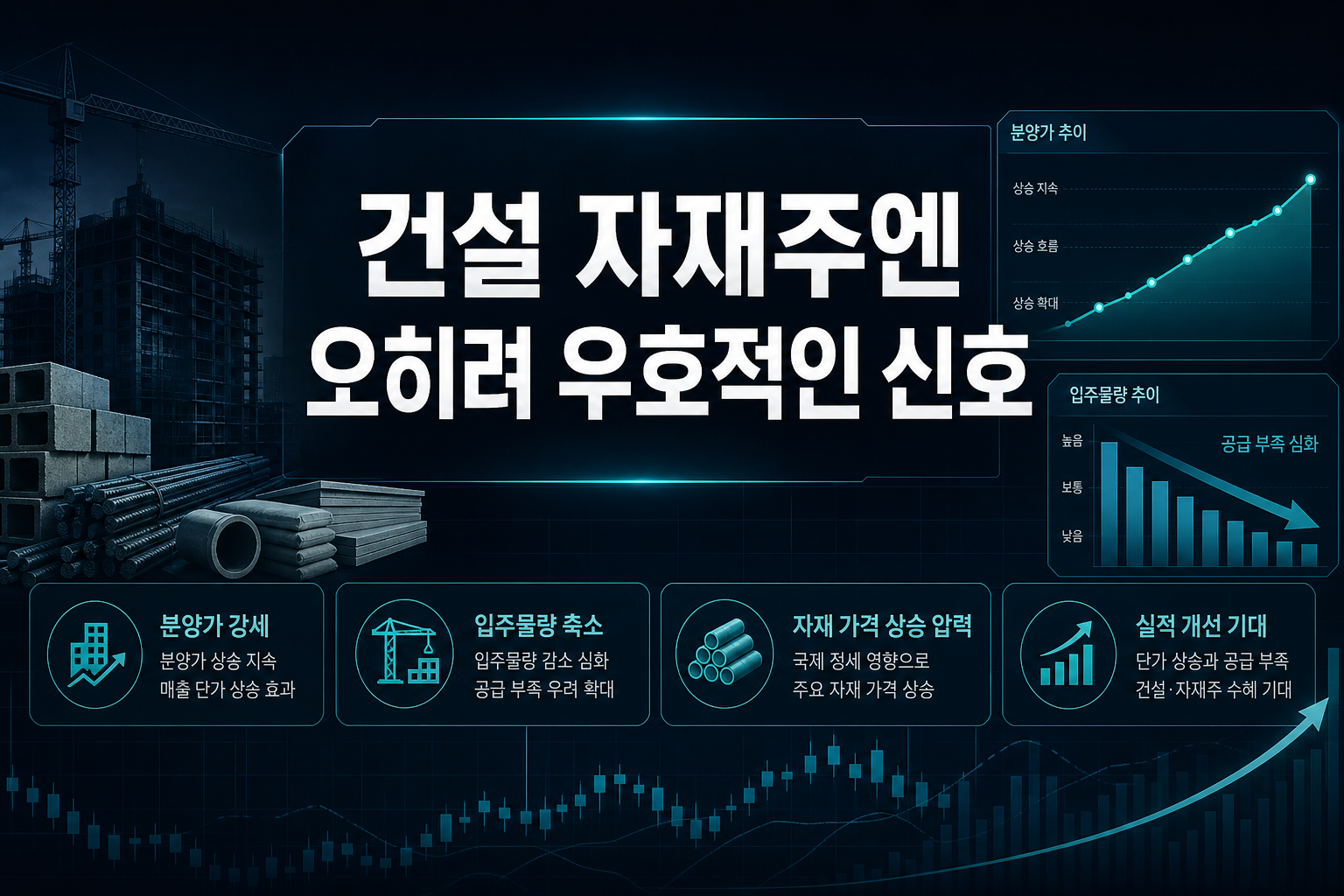 건설·자재주엔 오히려 우호적인 신호