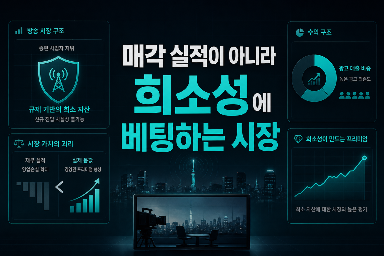 JTBC 매각, 실적이 아니라 '희소성'에 베팅하는 시장