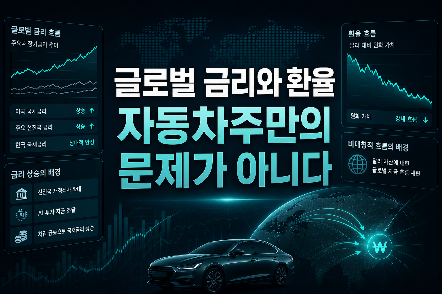 글로벌 금리와 환율, 자동차주만의 문제가 아니다