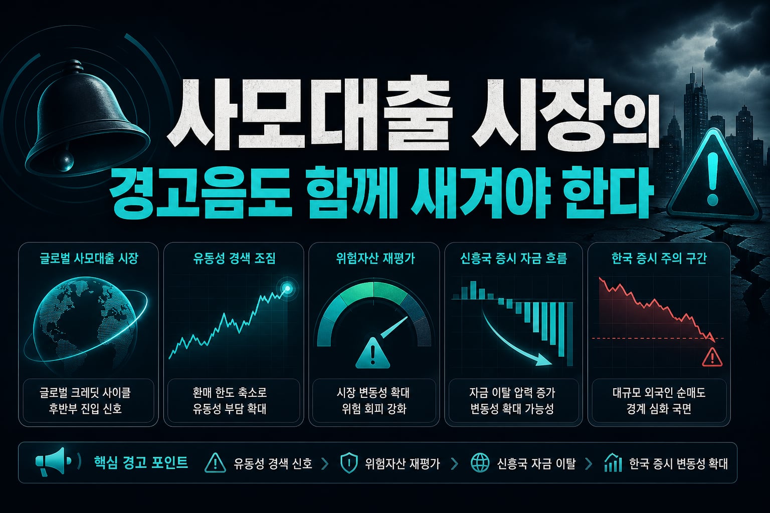 사모대출 시장의 경고음도 함께 새겨야 한다