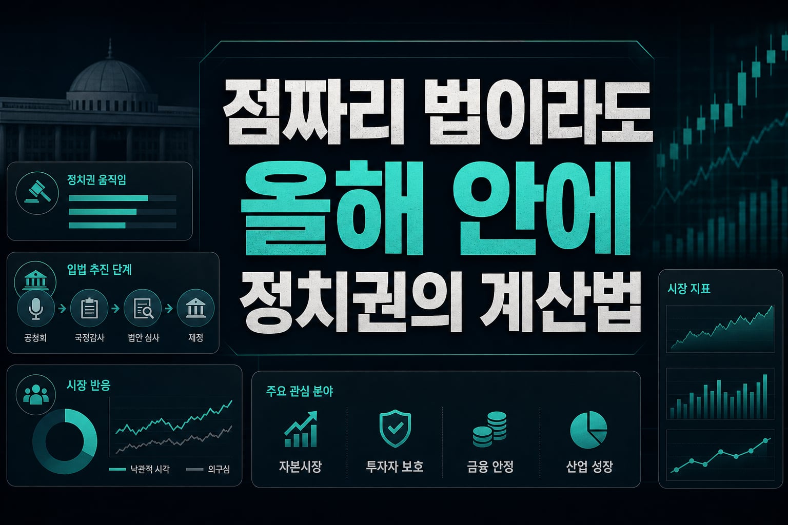 70점짜리 법이라도 올해 안에, 정치권의 계산법