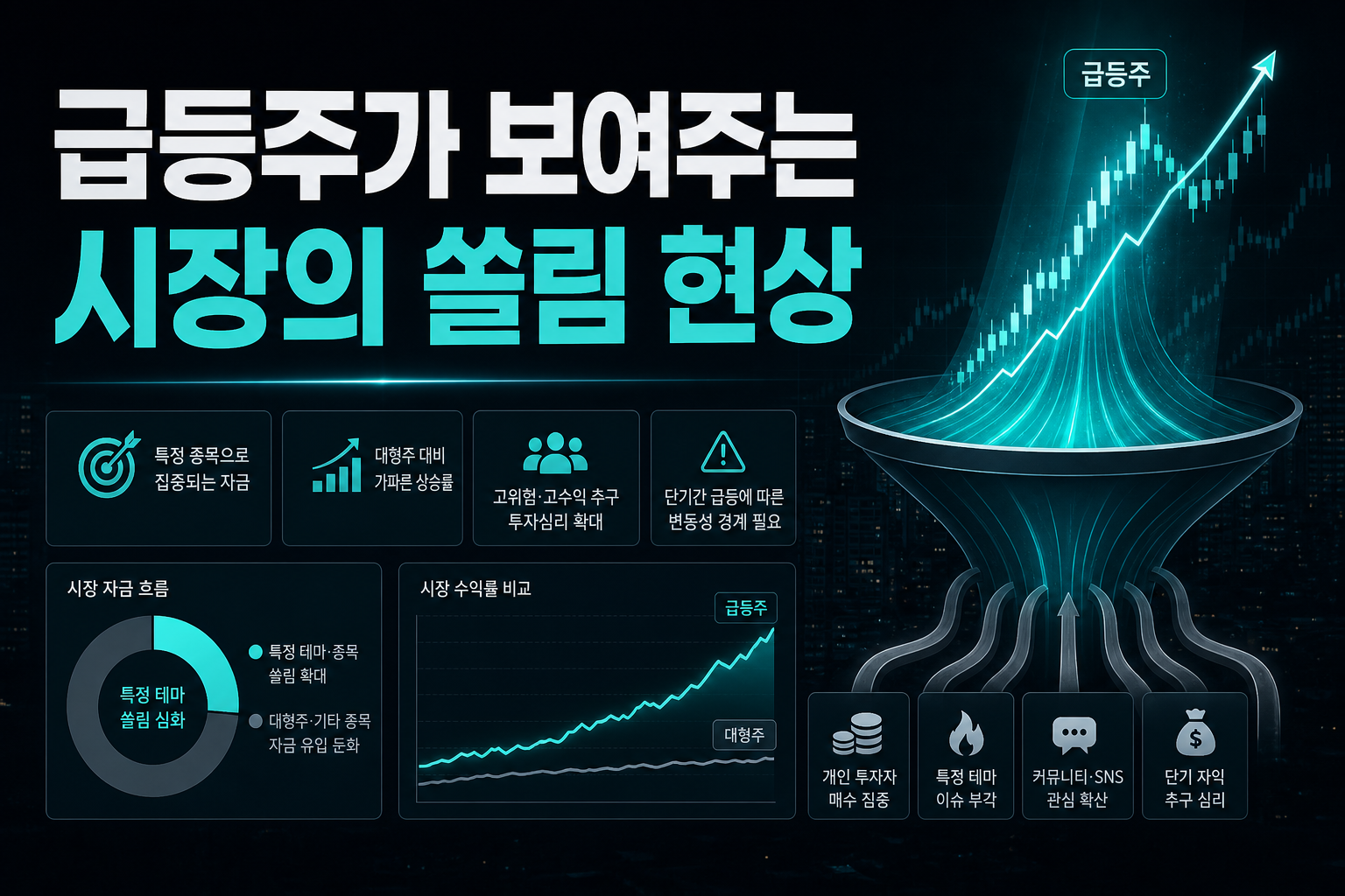 450% 급등주가 보여주는 시장의 쏠림 현상