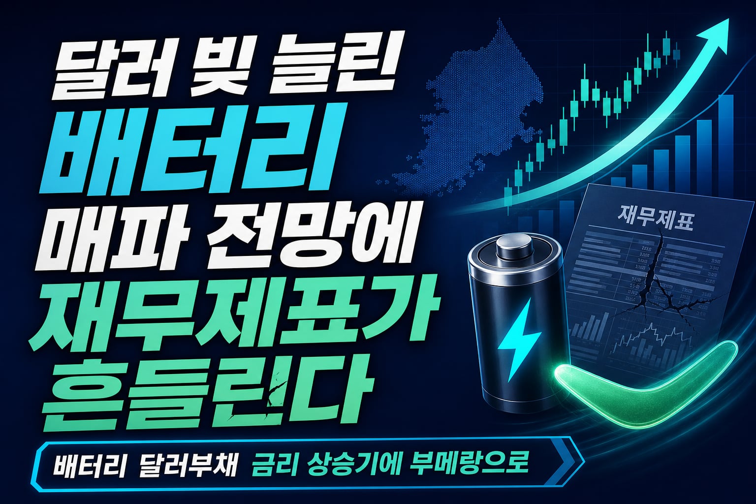 달러 빚 늘린 K배터리, FOMC 매파 전망에 재무제표가 흔들린다