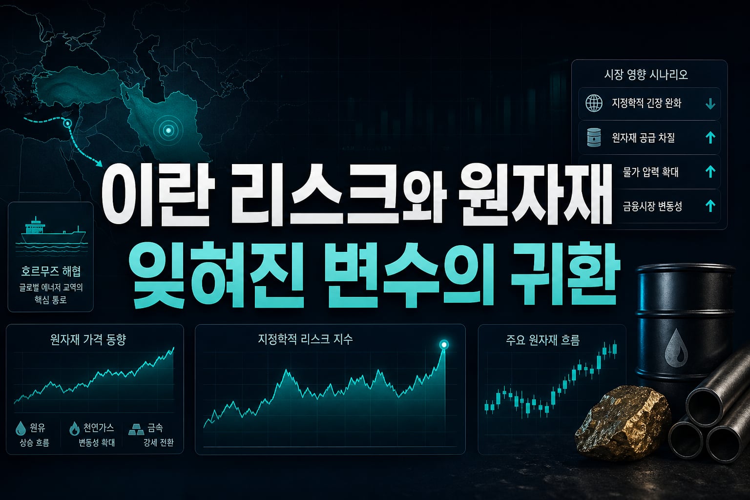 이란 리스크와 원자재, 잊혀진 변수의 귀환