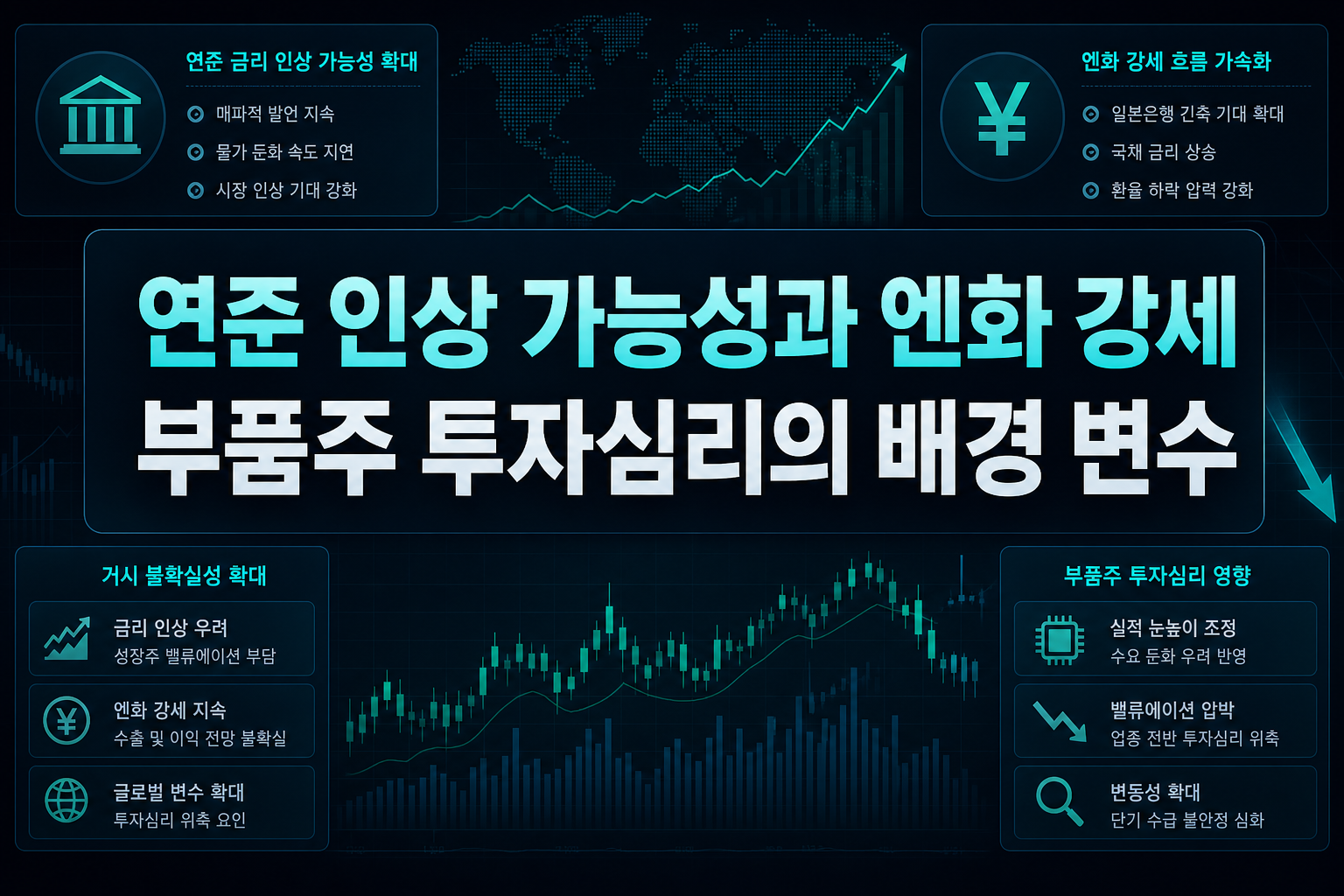 연준 인상 가능성과 엔화 강세, 부품주 투자심리의 배경 변수