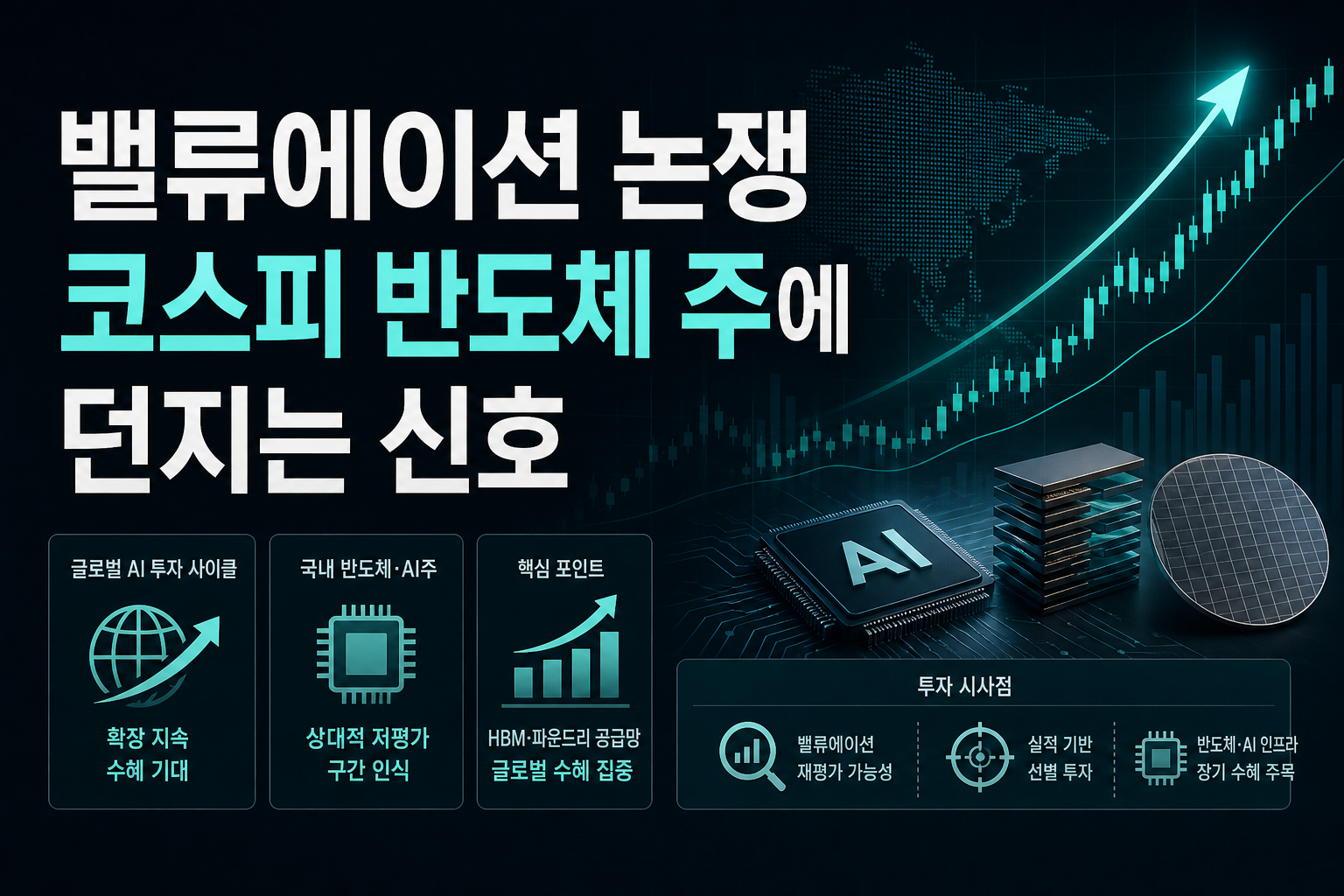 AI 밸류에이션 논쟁, 코스피 반도체·AI주에 던지는 신호