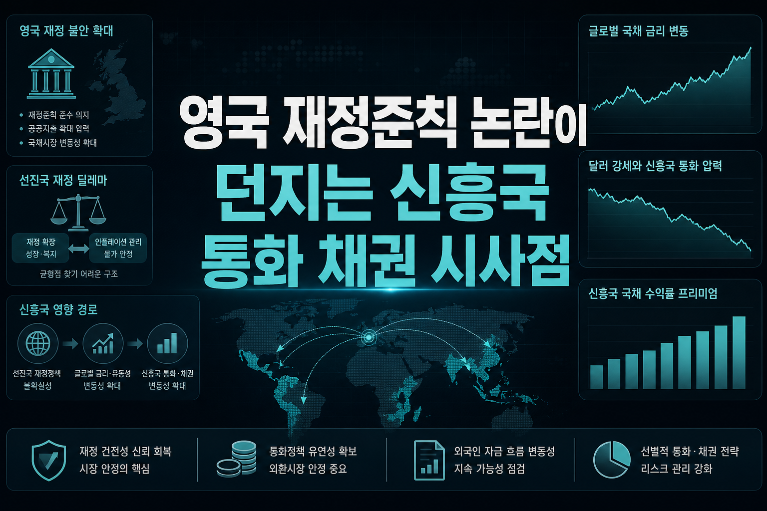 영국 재정준칙 논란이 던지는 신흥국 통화·채권 시사점