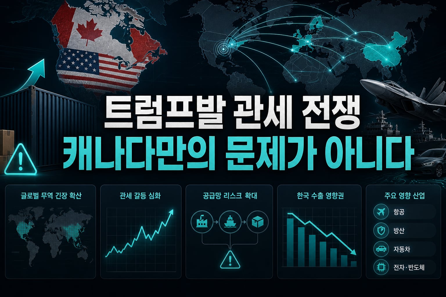 트럼프발 관세 전쟁, 캐나다만의 문제가 아니다