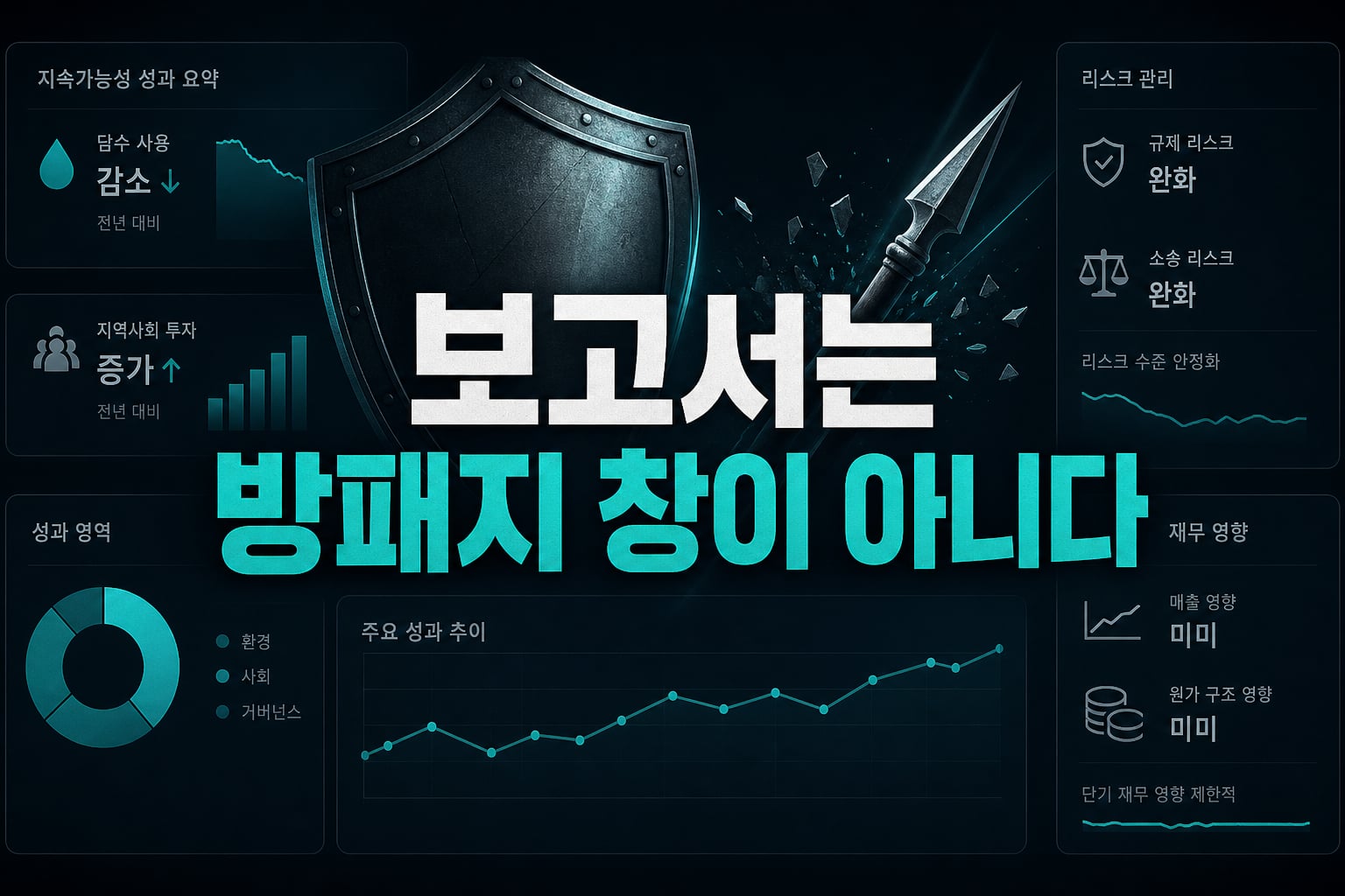 ESG 보고서는 방패지 창이 아니다