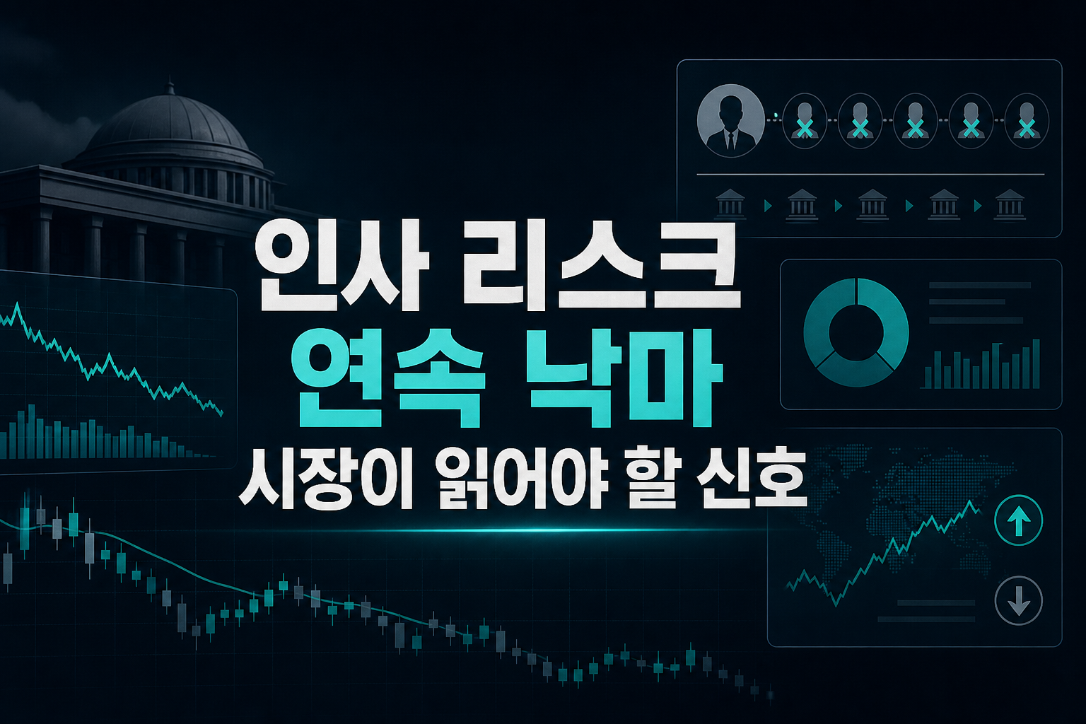 인사 리스크 5연속 낙마, 시장이 읽어야 할 신호