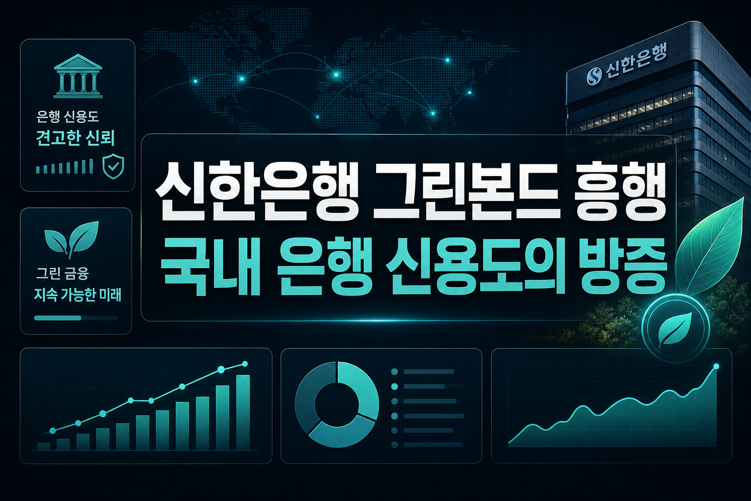 신한은행 그린본드 흥행, 국내 은행 신용도의 방증
