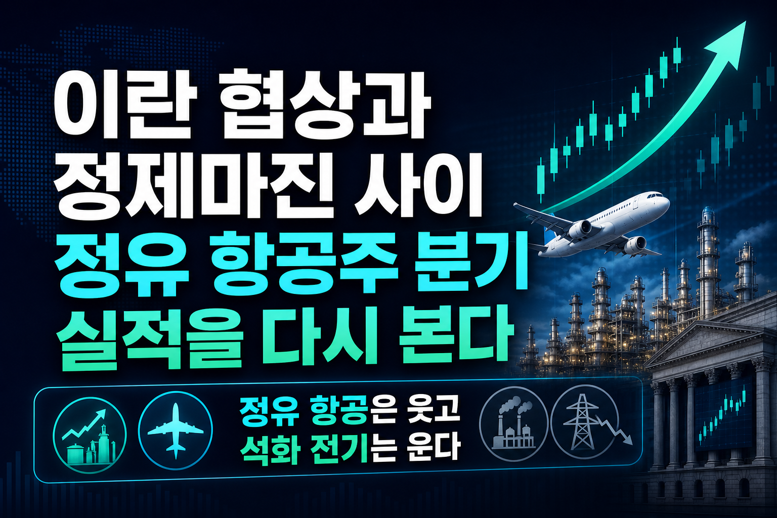 이란 협상과 정제마진 사이, 정유·항공주 3분기 실적을 다시 본다