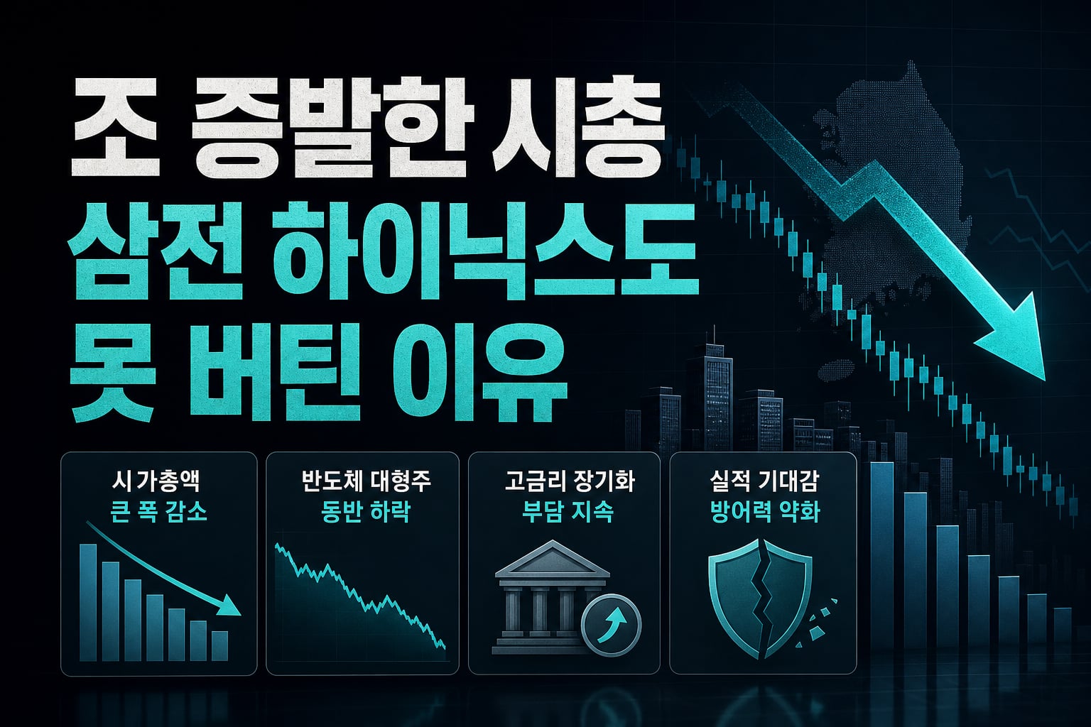 270조 증발한 시총, 삼전·하이닉스도 못 버틴 이유