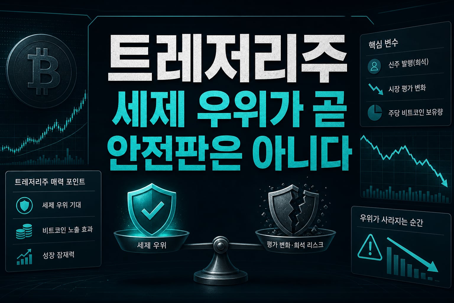 트레저리주, 세제 우위가 곧 안전판은 아니다