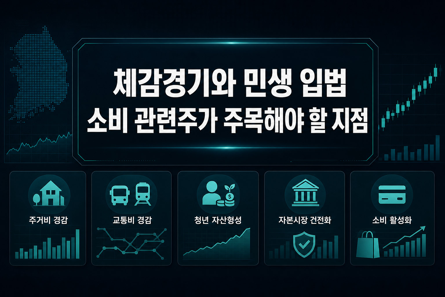 체감경기와 민생 입법, 소비 관련주가 주목해야 할 지점