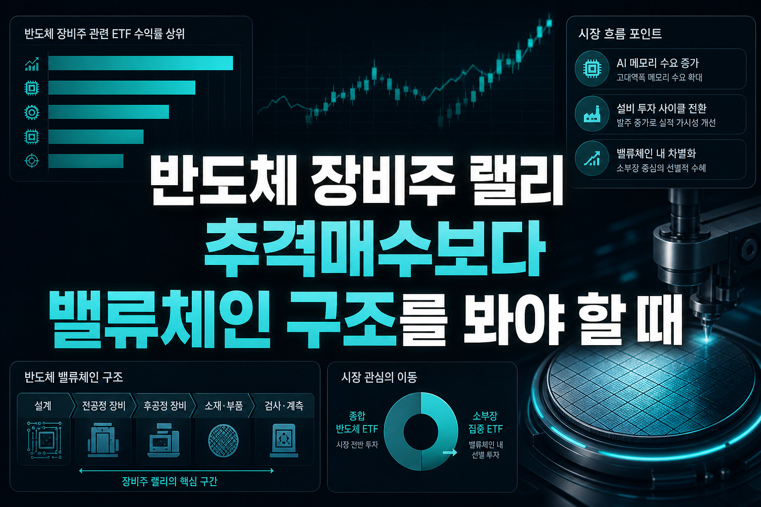 반도체 장비주 랠리, 추격매수보다 밸류체인 구조를 봐야 할 때