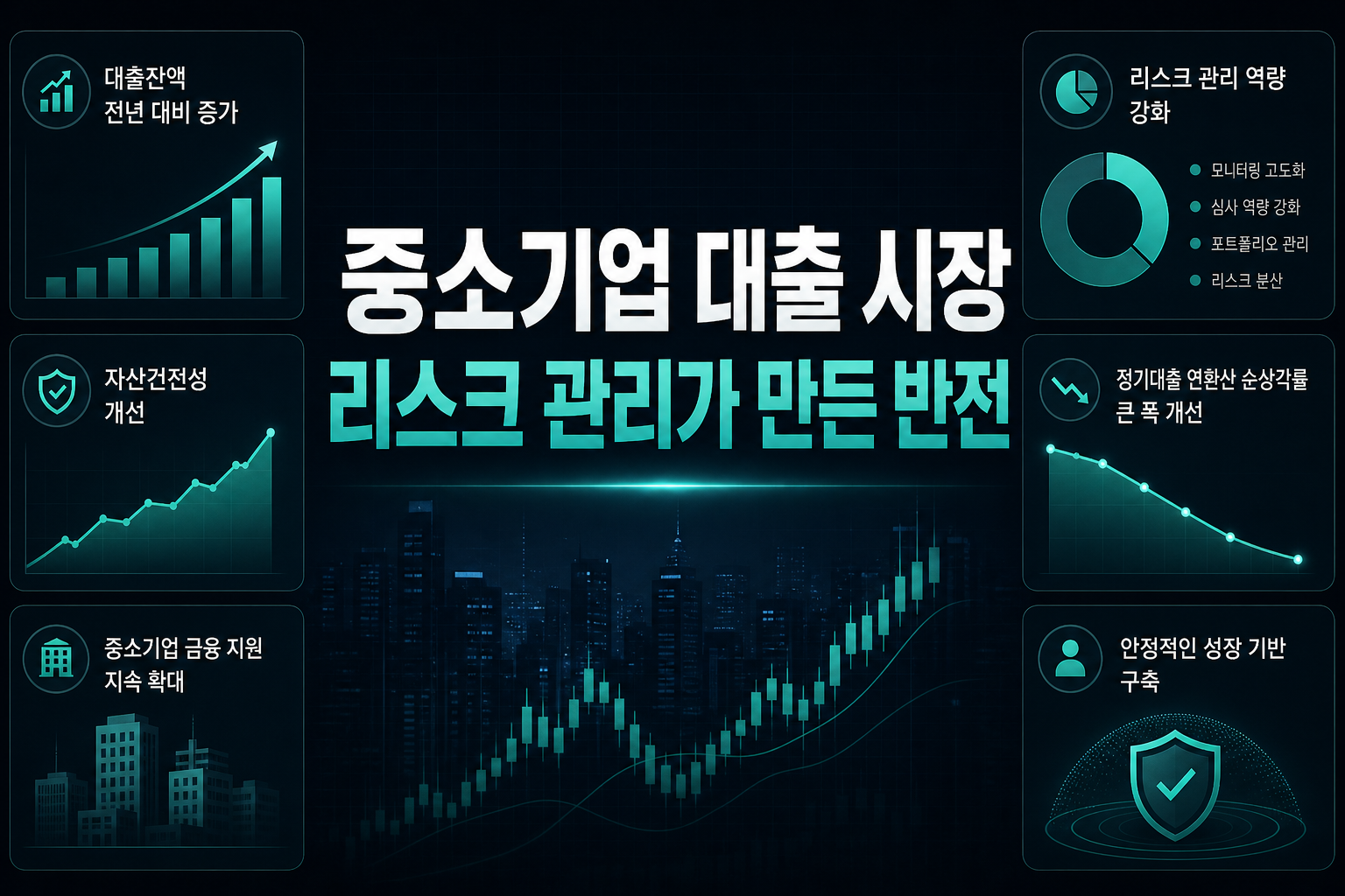 중소기업 대출 시장, 리스크 관리가 만든 반전