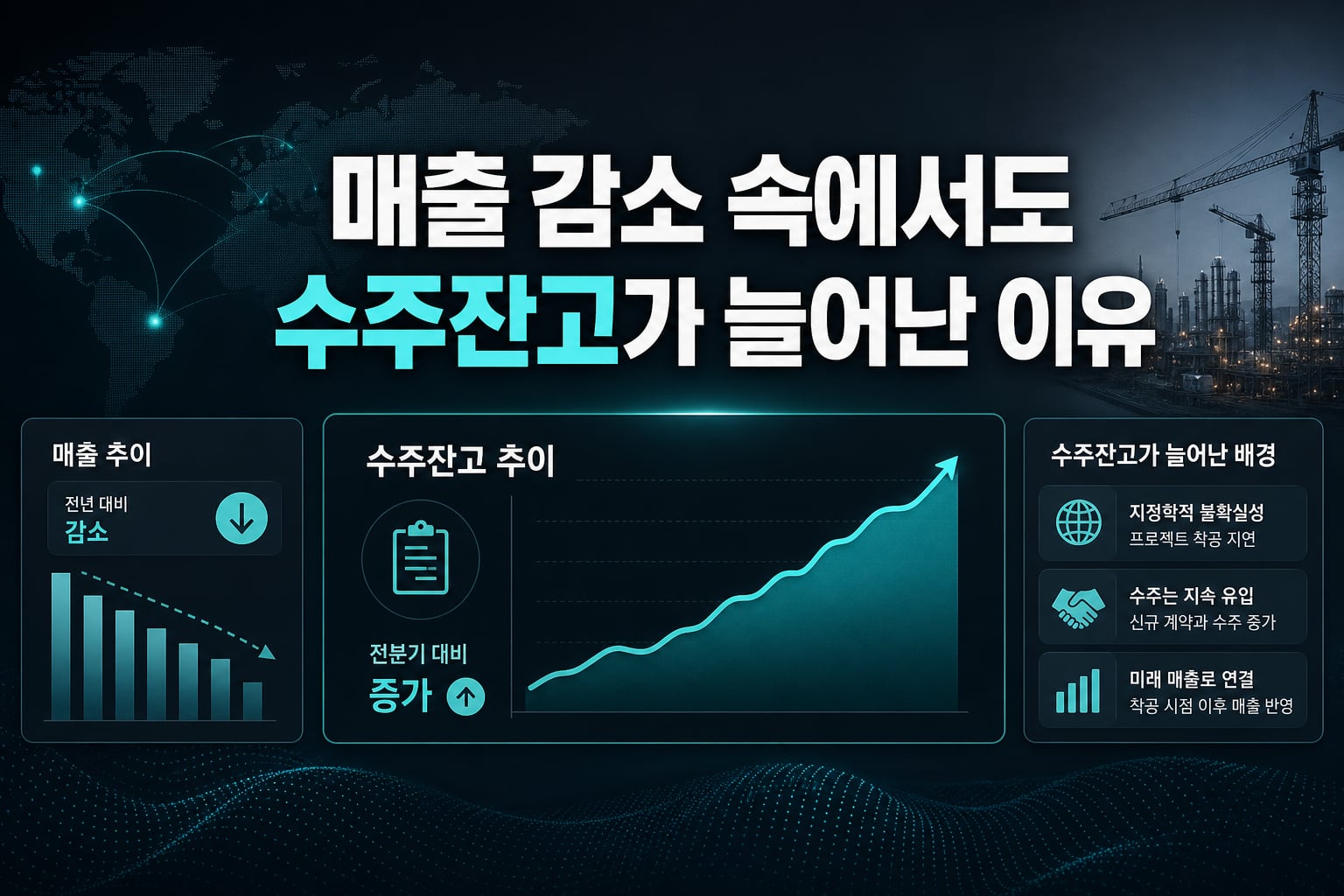 매출 감소 속에서도 수주잔고가 늘어난 이유