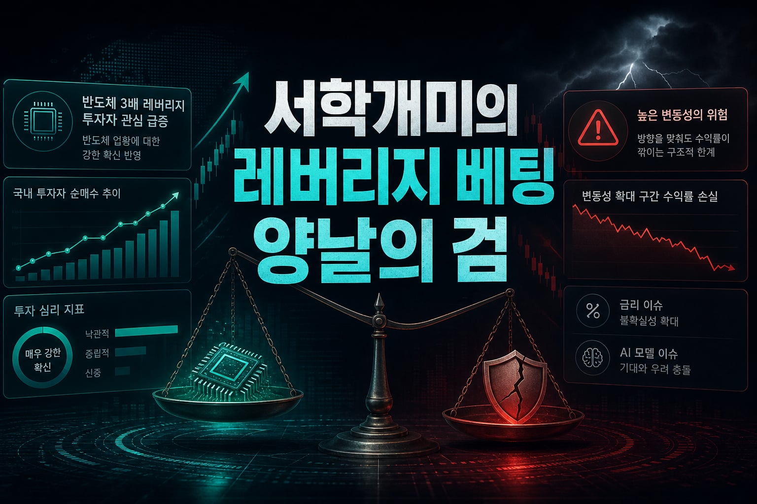 서학개미의 레버리지 베팅, 양날의 검