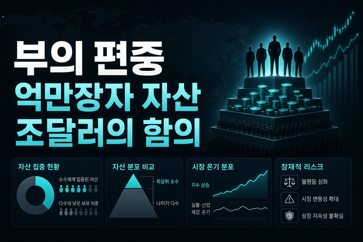 AI 부의 편중, 억만장자 자산 4.1조달러의 함의