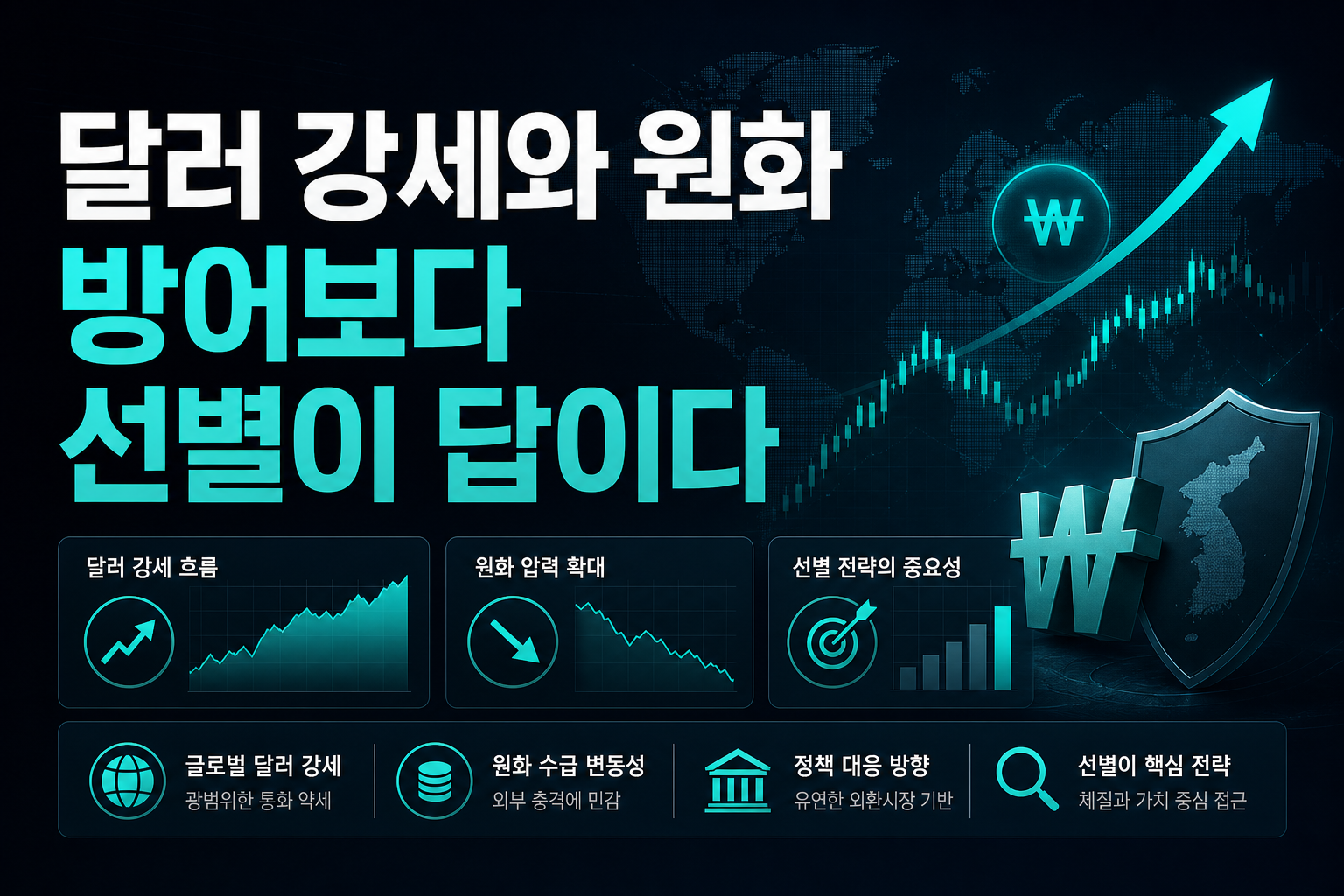 달러 강세와 원화, 방어보다 선별이 답이다