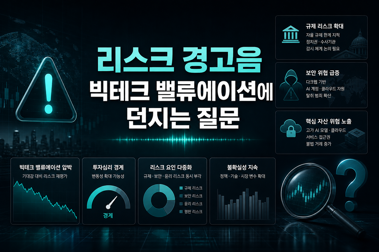 AI 리스크 경고음, 빅테크 밸류에이션에 던지는 질문
