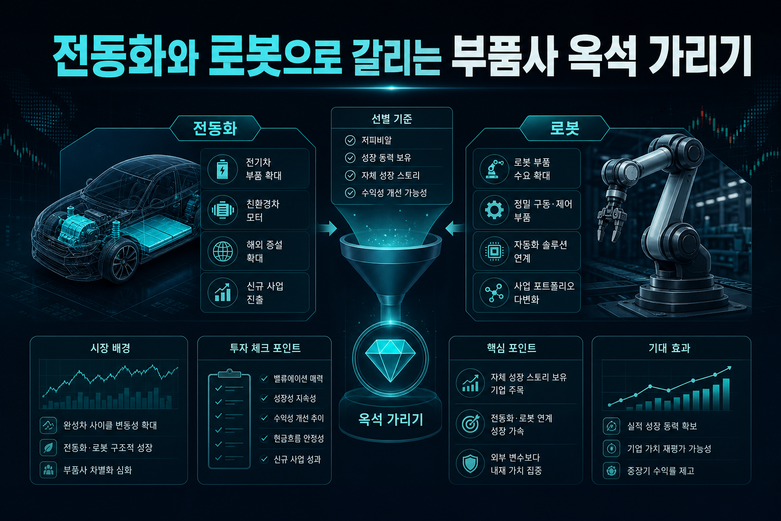 전동화와 로봇으로 갈리는 부품사 옥석 가리기
