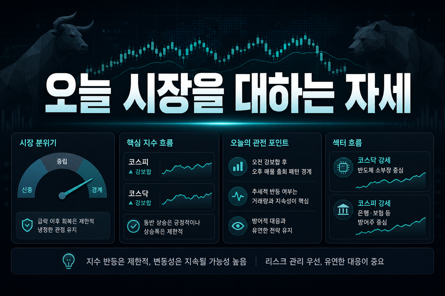 오늘 시장을 대하는 자세