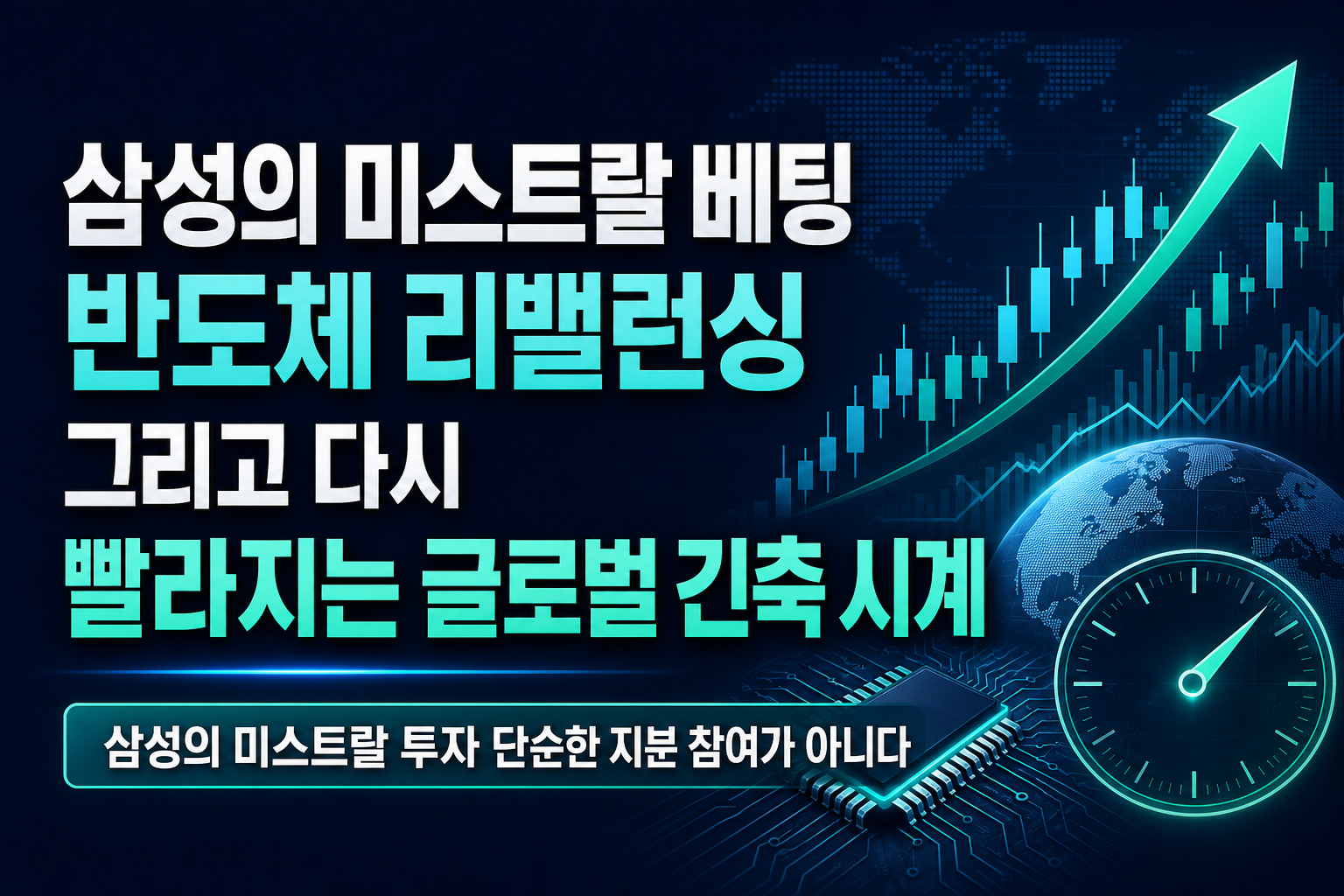 삼성의 미스트랄 베팅, 반도체 리밸런싱, 그리고 다시 빨라지는 글로벌 긴축 시계