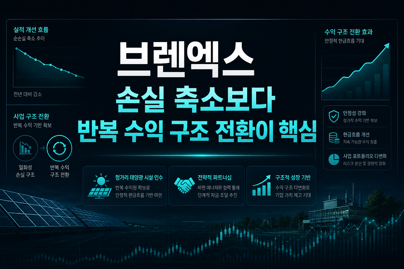 브렌엑스, 손실 축소보다 반복 수익 구조 전환이 핵심