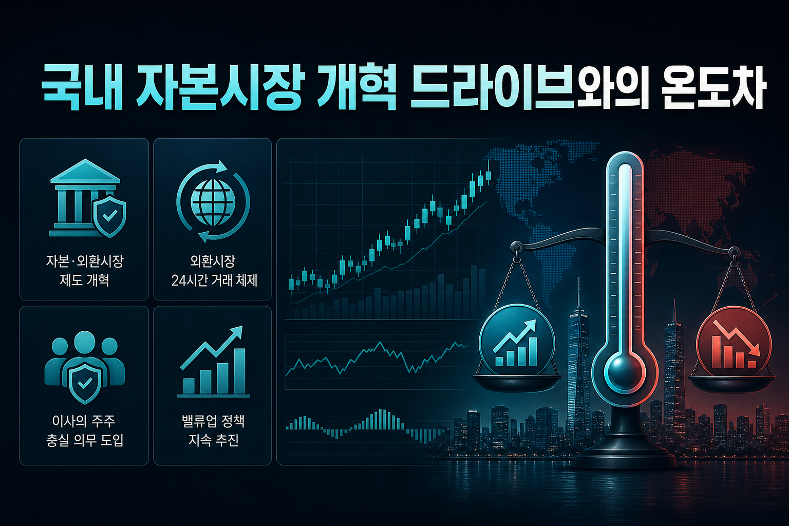 국내 자본시장 개혁 드라이브와의 온도차