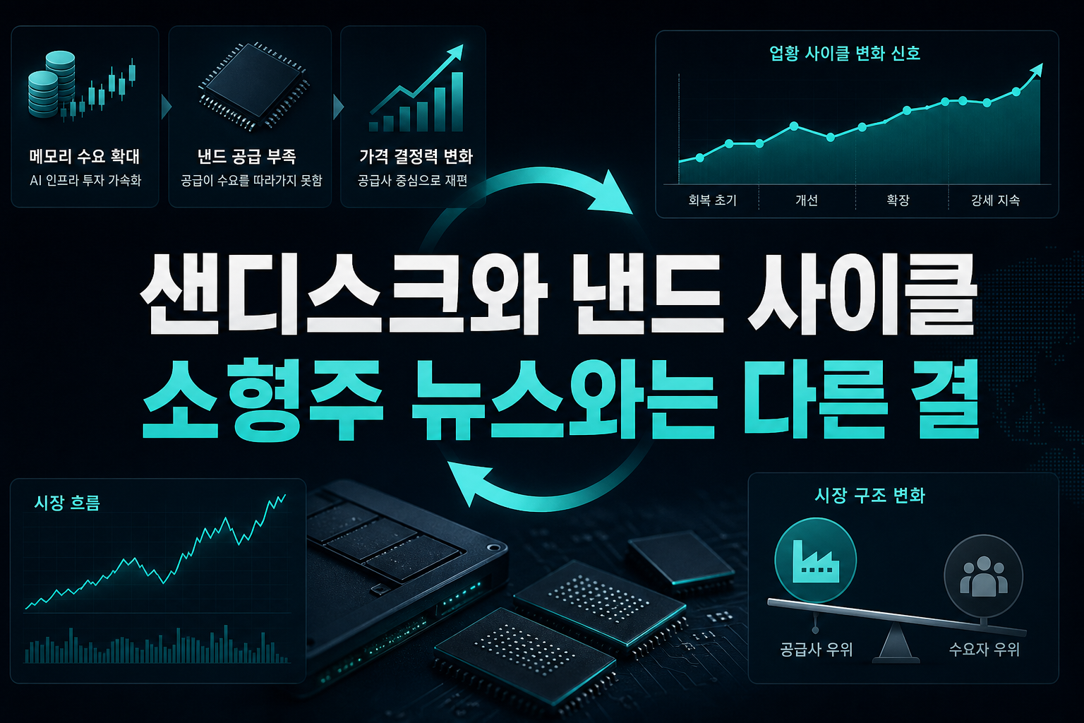샌디스크와 낸드 사이클, 소형주 뉴스와는 다른 결