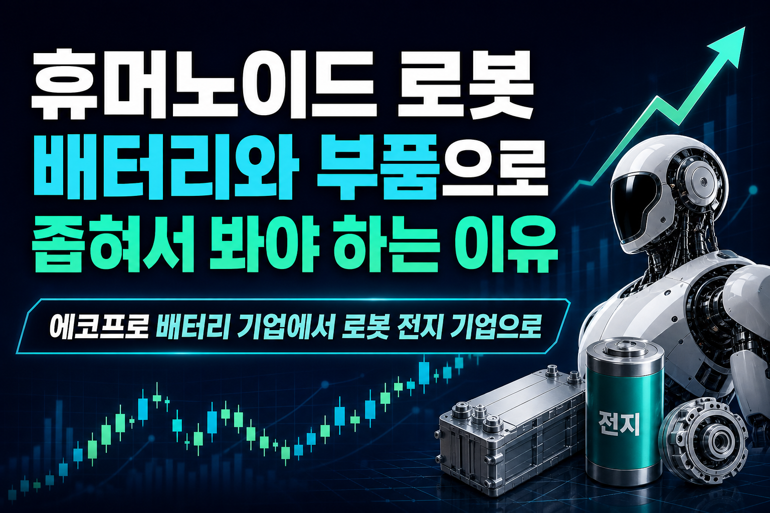 휴머노이드 로봇, 배터리와 부품으로 좁혀서 봐야 하는 이유