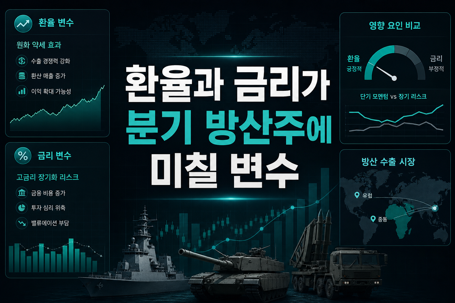 환율과 금리가 4분기 방산주에 미칠 변수