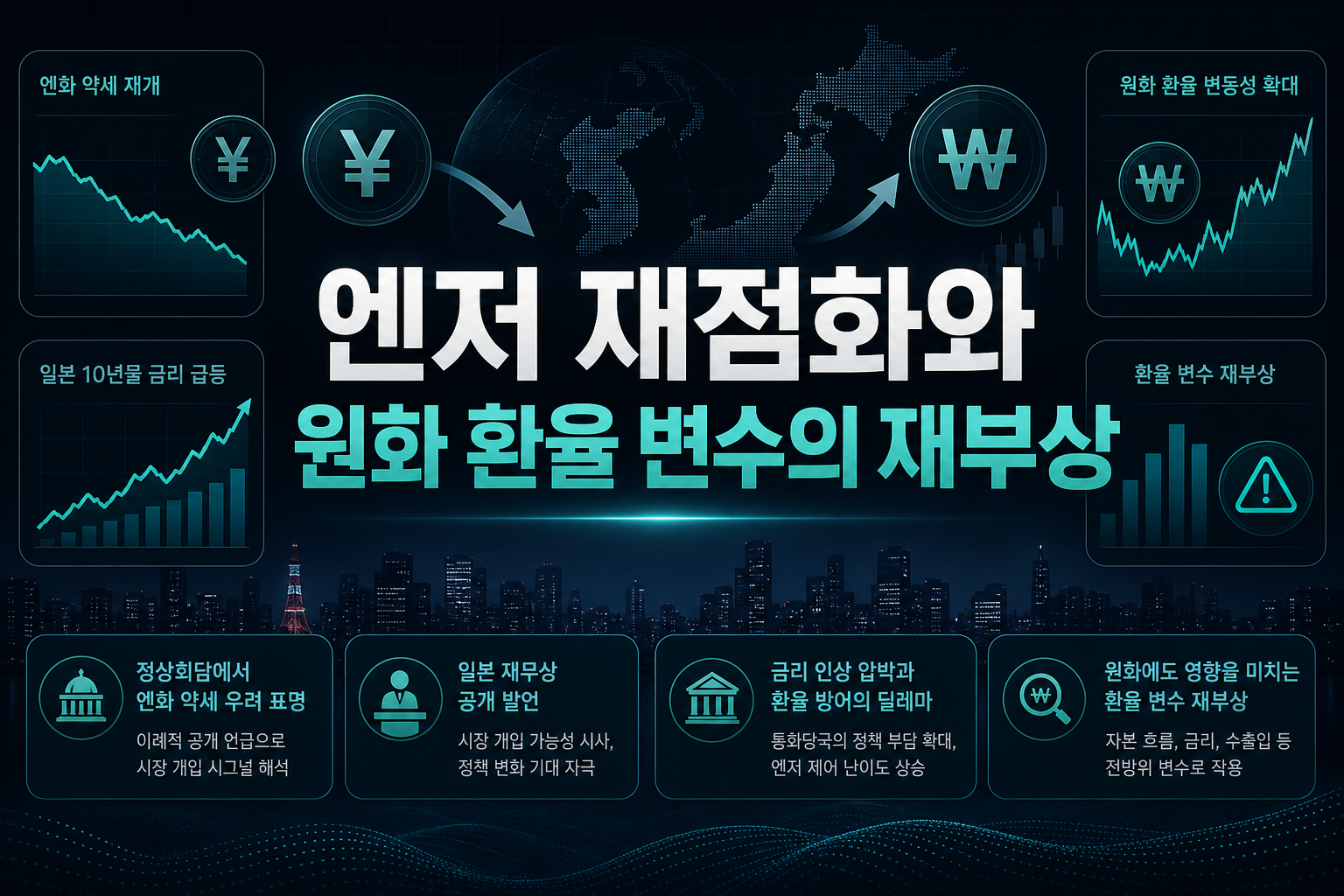엔저 재점화와 원화, 환율 변수의 재부상