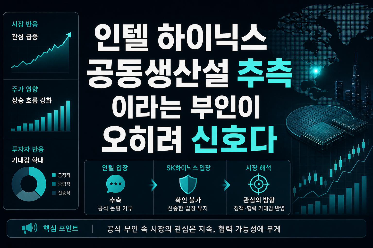 인텔-SK하이닉스 공동생산설, '추측'이라는 부인이 오히려 신호다