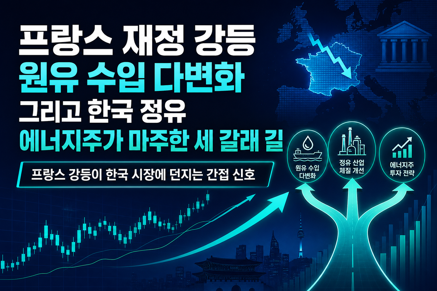 프랑스 재정 강등, 원유 수입 다변화, 그리고 한국 정유·에너지주가 마주한 세 갈래 길