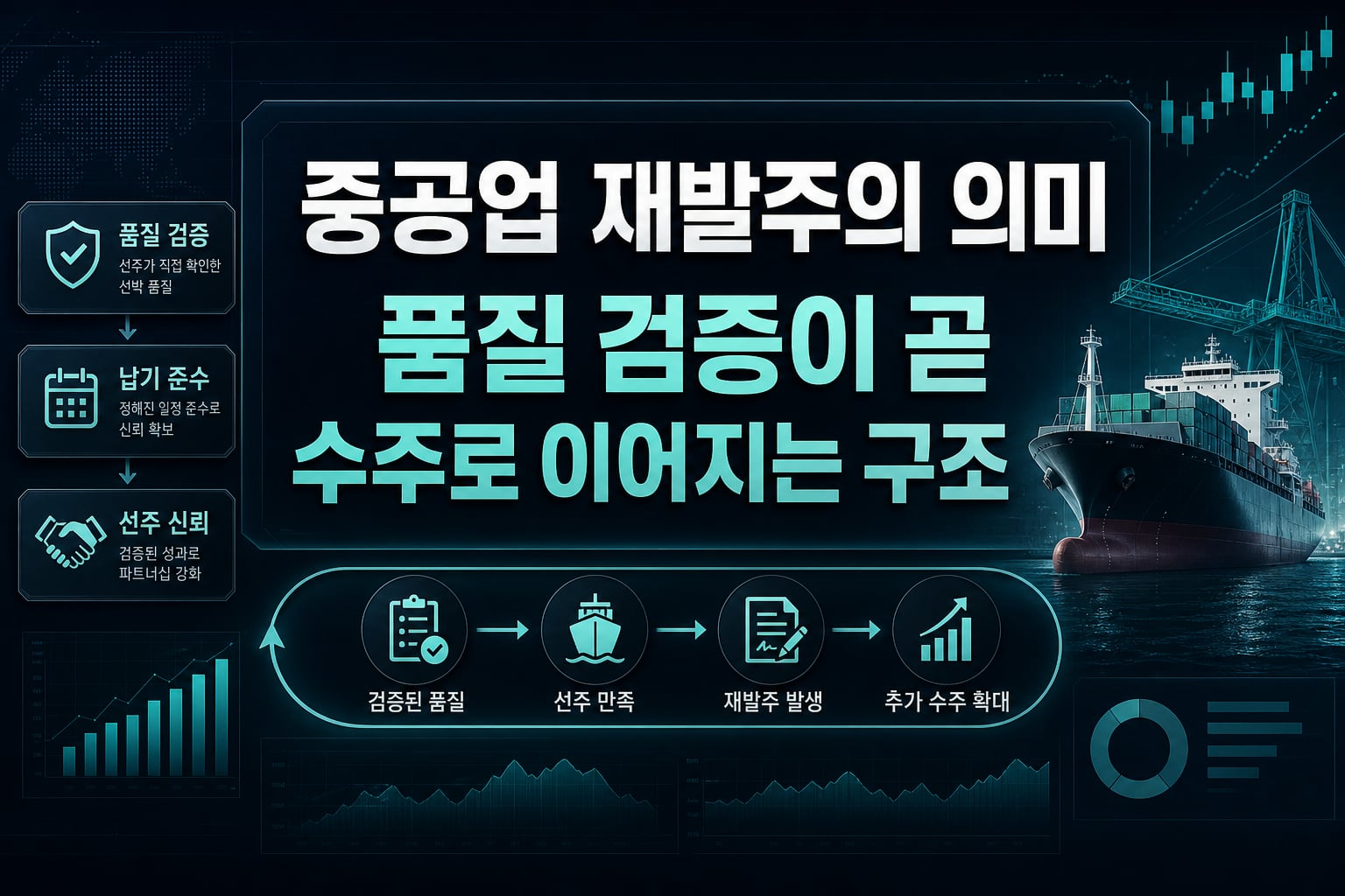 HJ중공업 재발주의 의미, 품질 검증이 곧 수주로 이어지는 구조