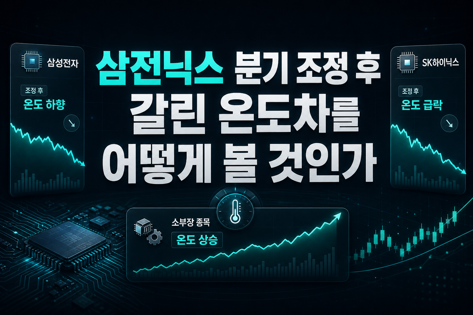 삼전닉스, 3분기 조정 후 갈린 온도차를 어떻게 볼 것인가