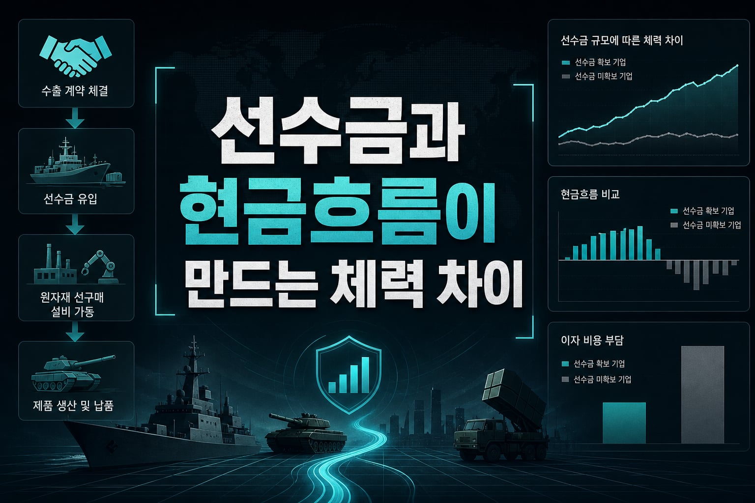 선수금과 현금흐름이 만드는 체력 차이