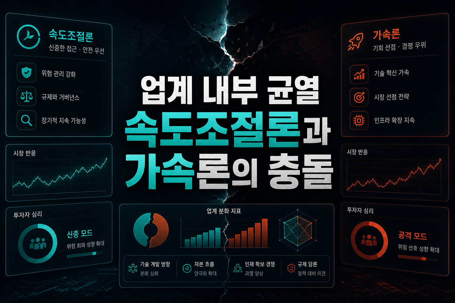 AI 업계 내부 균열, 속도조절론과 가속론의 충돌