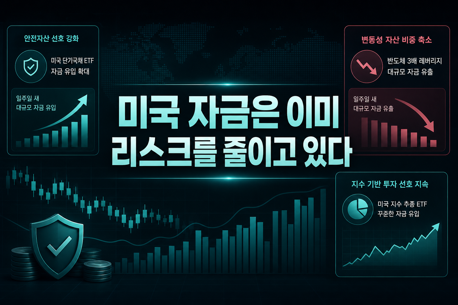 미국 자금은 이미 리스크를 줄이고 있다