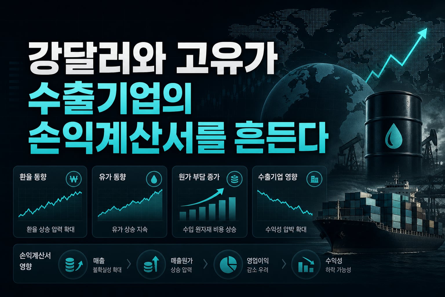 강달러와 고유가, 수출기업의 손익계산서를 흔든다