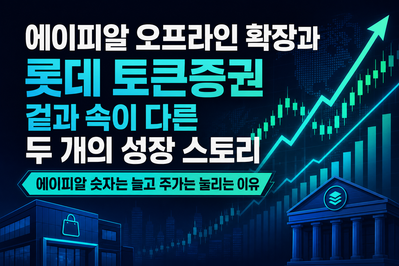 에이피알 오프라인 확장과 롯데 토큰증권, 겉과 속이 다른 두 개의 성장 스토리